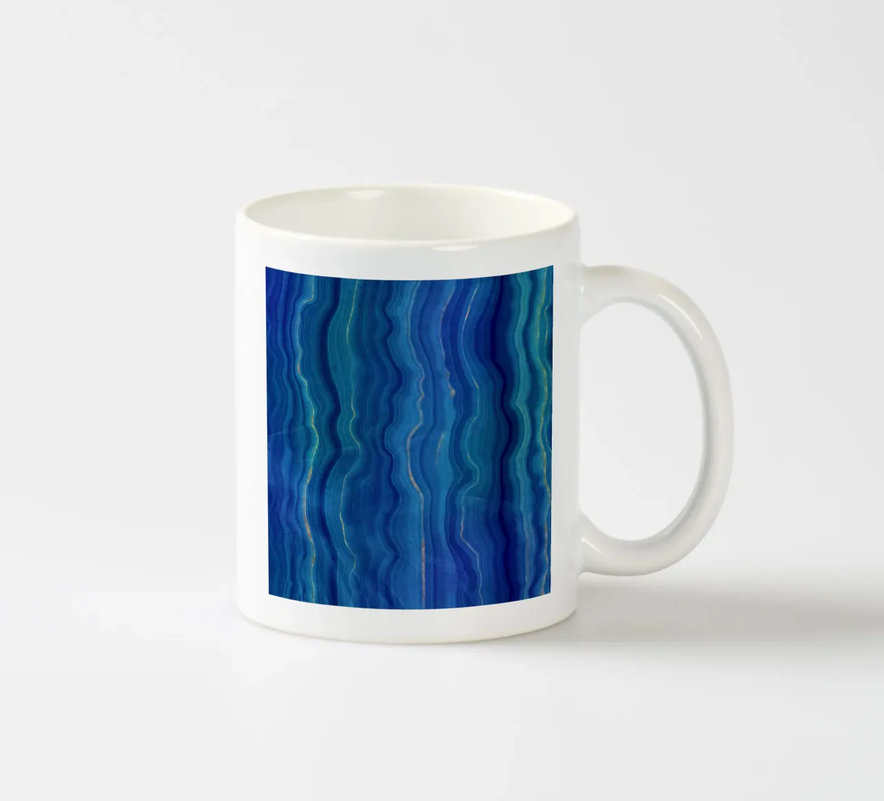 Texture agata blu 09 tazza in ceramica da Gemstone Textures