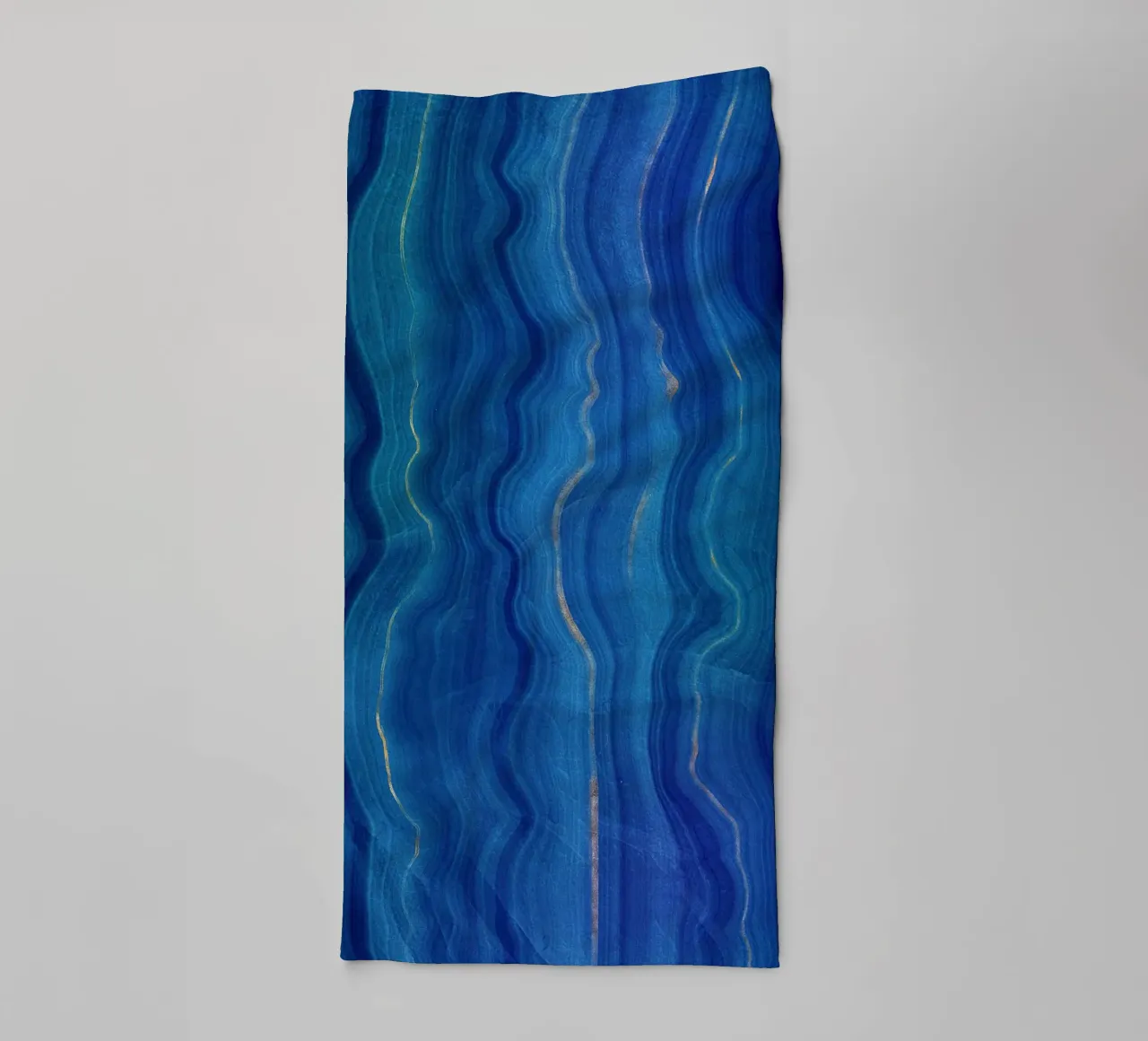 Texture agata blu 09 asciugamano da bagno da Gemstone Textures