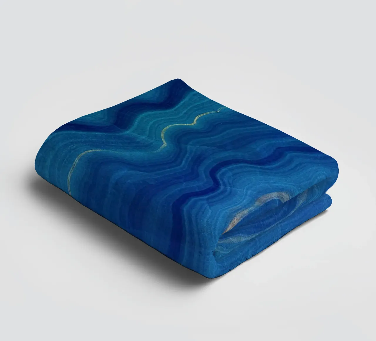 Texture agata blu 09 asciugamano da bagno da Gemstone Textures