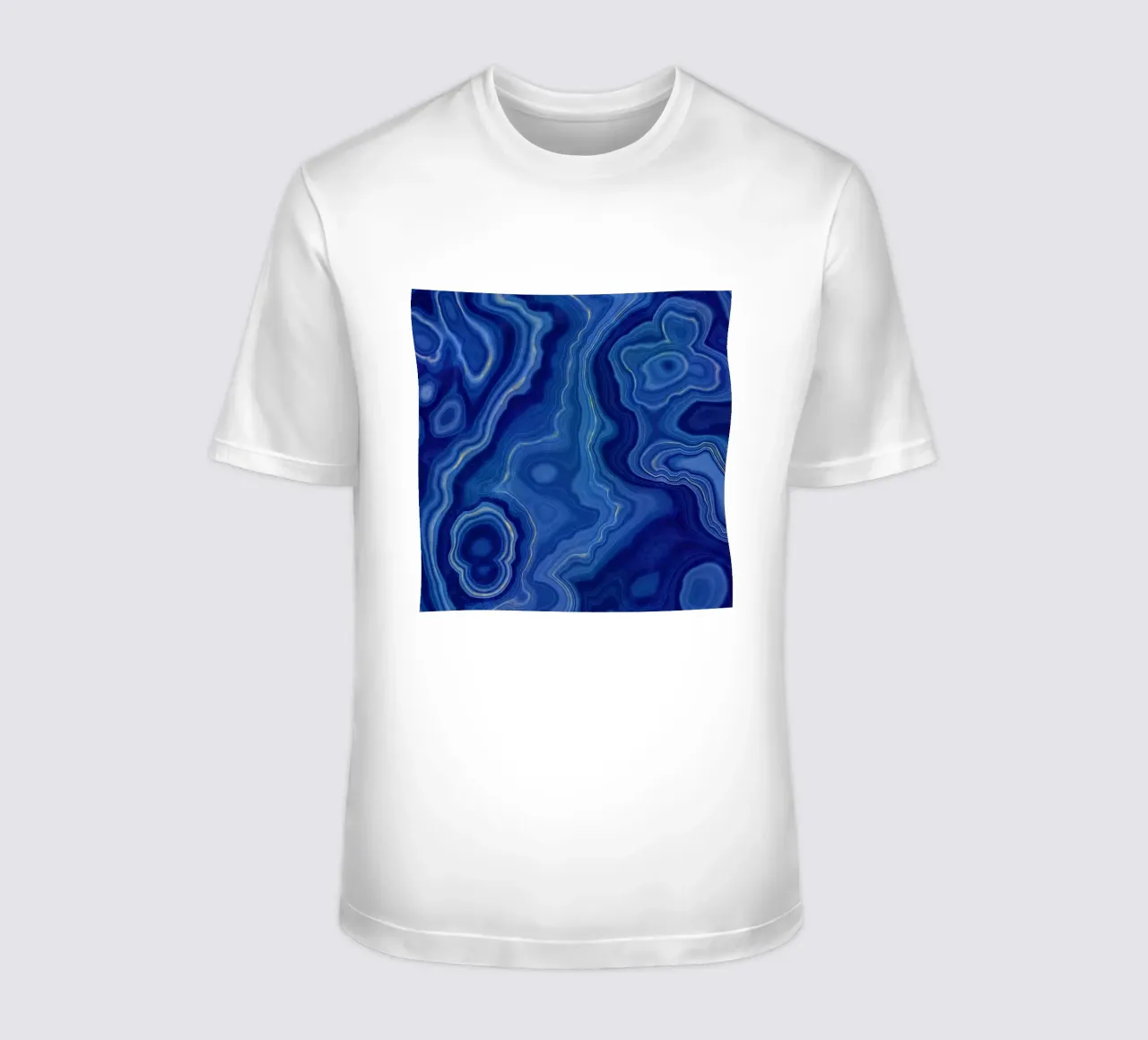 Agata blu Texture 10 t-shirt da Gemstone Textures