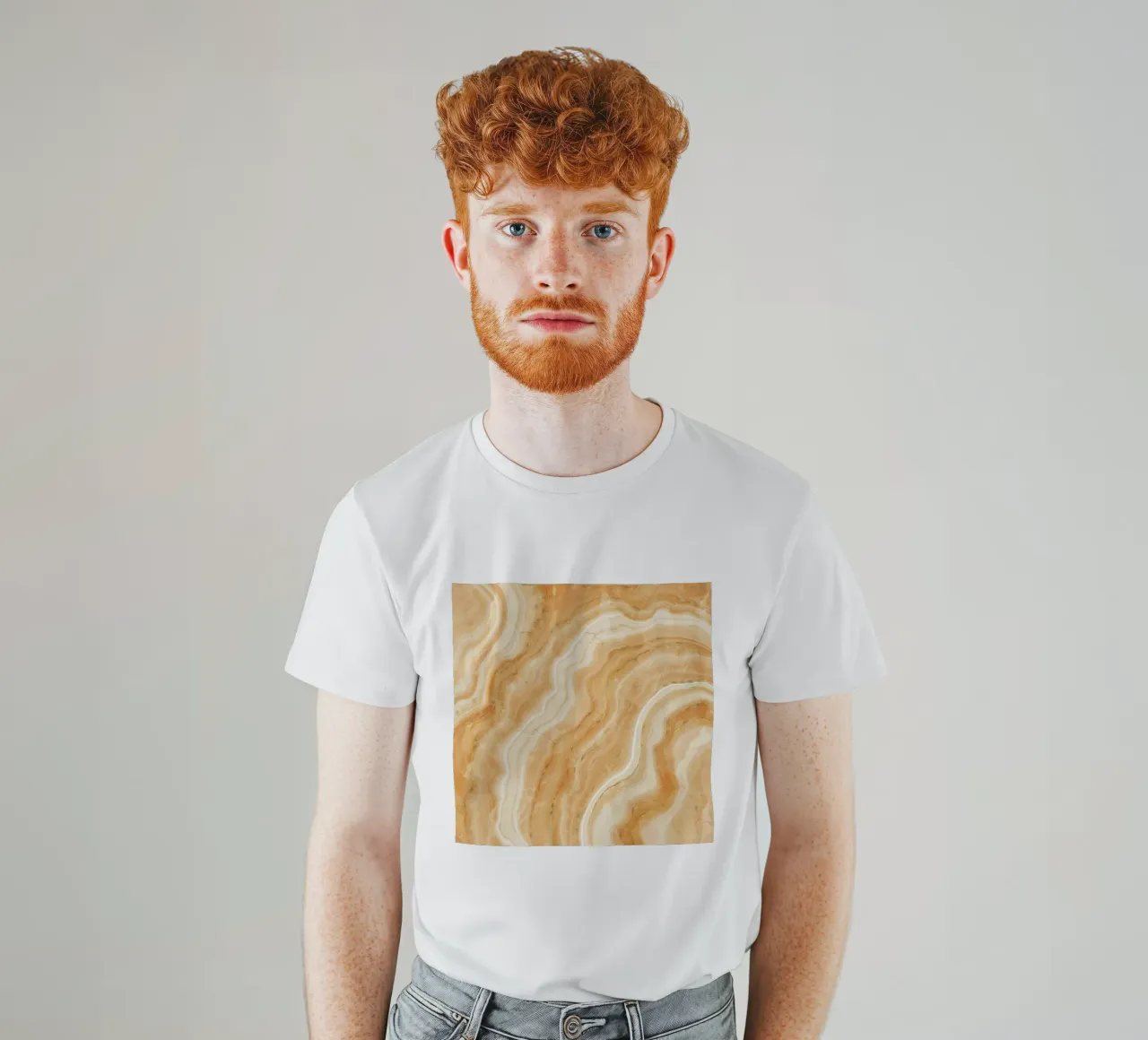 Texture Agata d'oro 01 t-shirt da Gemstone Textures