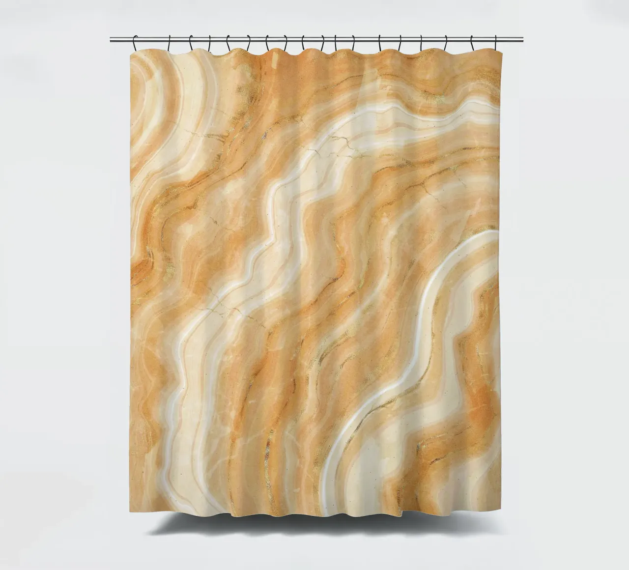 Texture Agata d'oro 01 tenda da doccia da Gemstone Textures