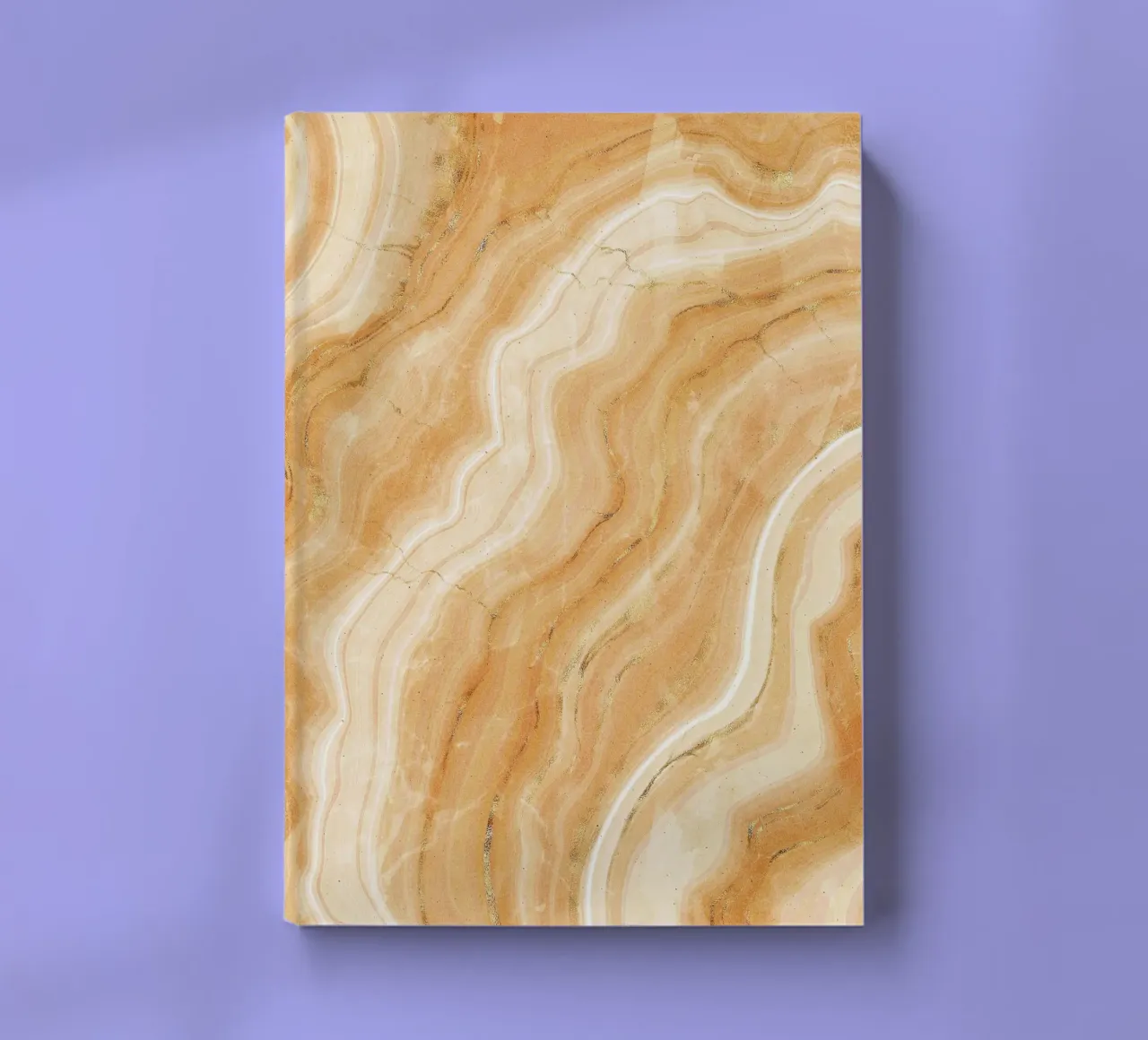 Golden Agate Texture 01 notebook by Gemstone Textures