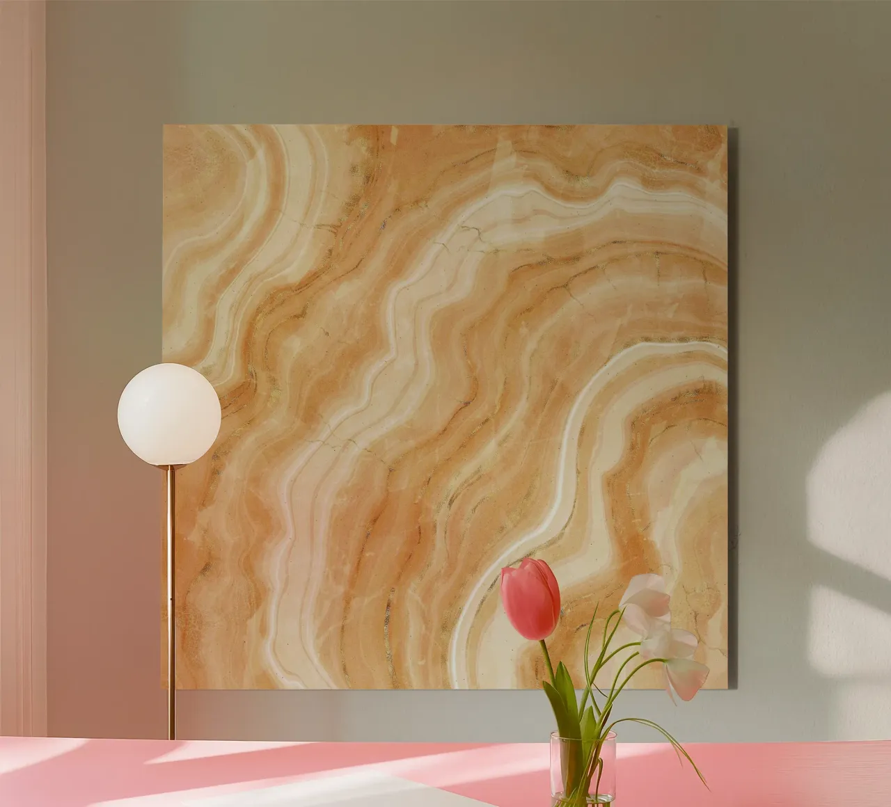 Texture Agata d'oro 01 alluminio dibond da Gemstone Textures