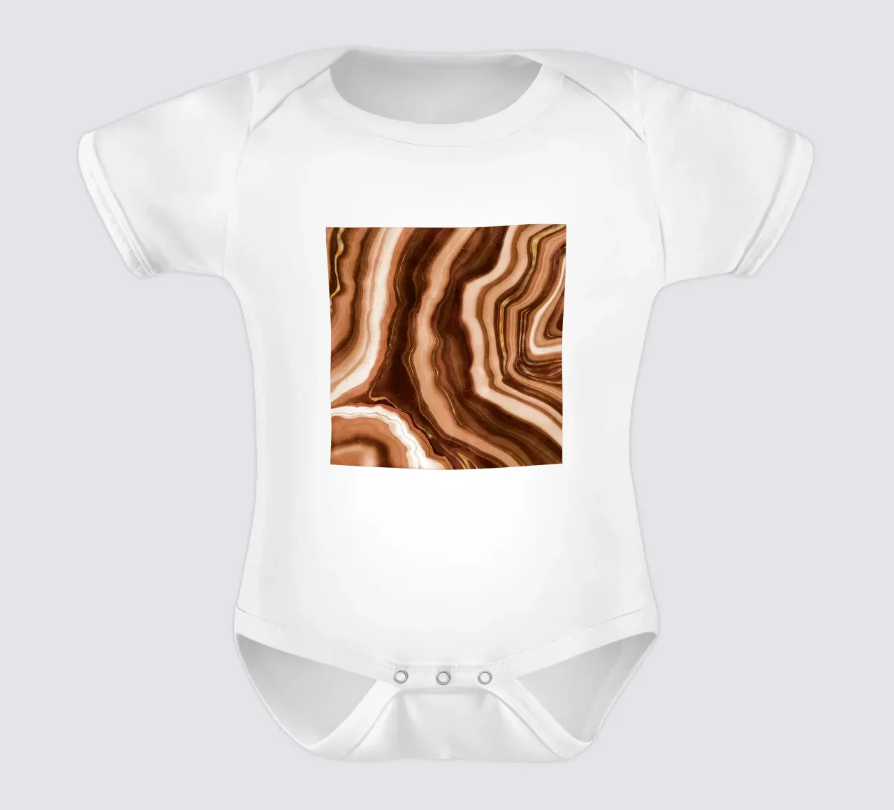 Texture Agata d'oro 02 body neonato maniche corte da Gemstone Textures