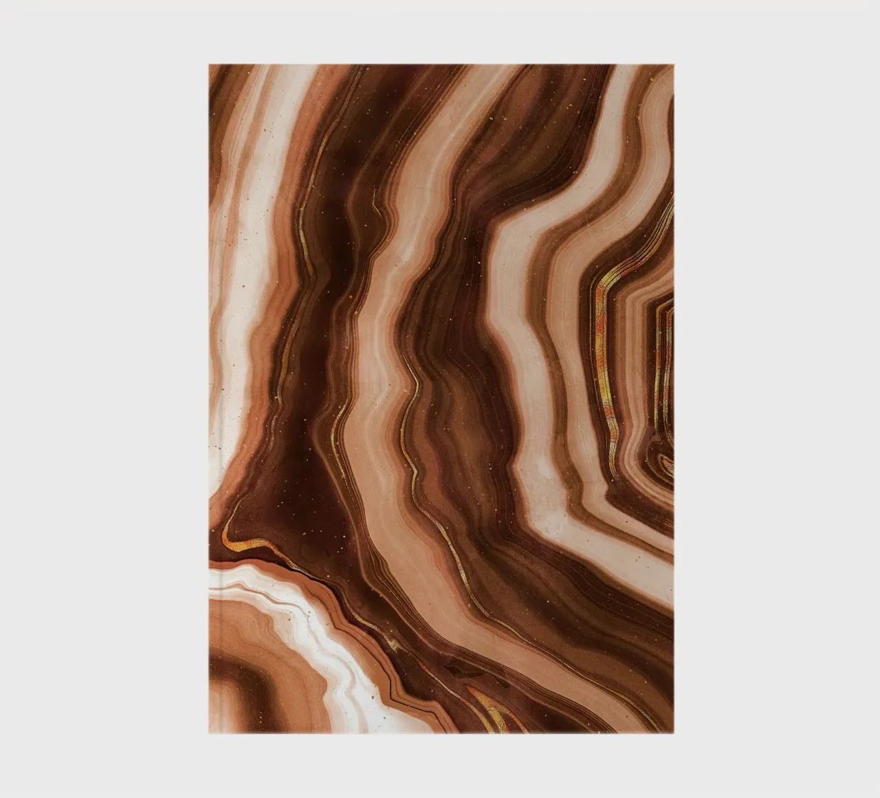 Golden Agate Texture 02 notebook by Gemstone Textures