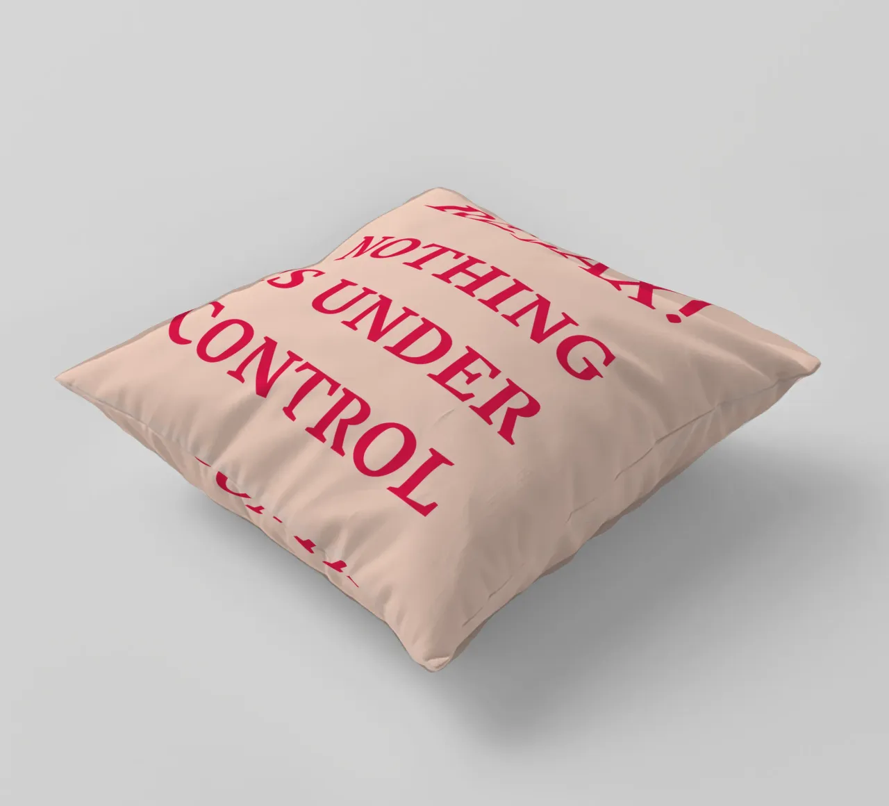 Relax! Nothing is under control cuscino da Illustration Raissa Oltmanns