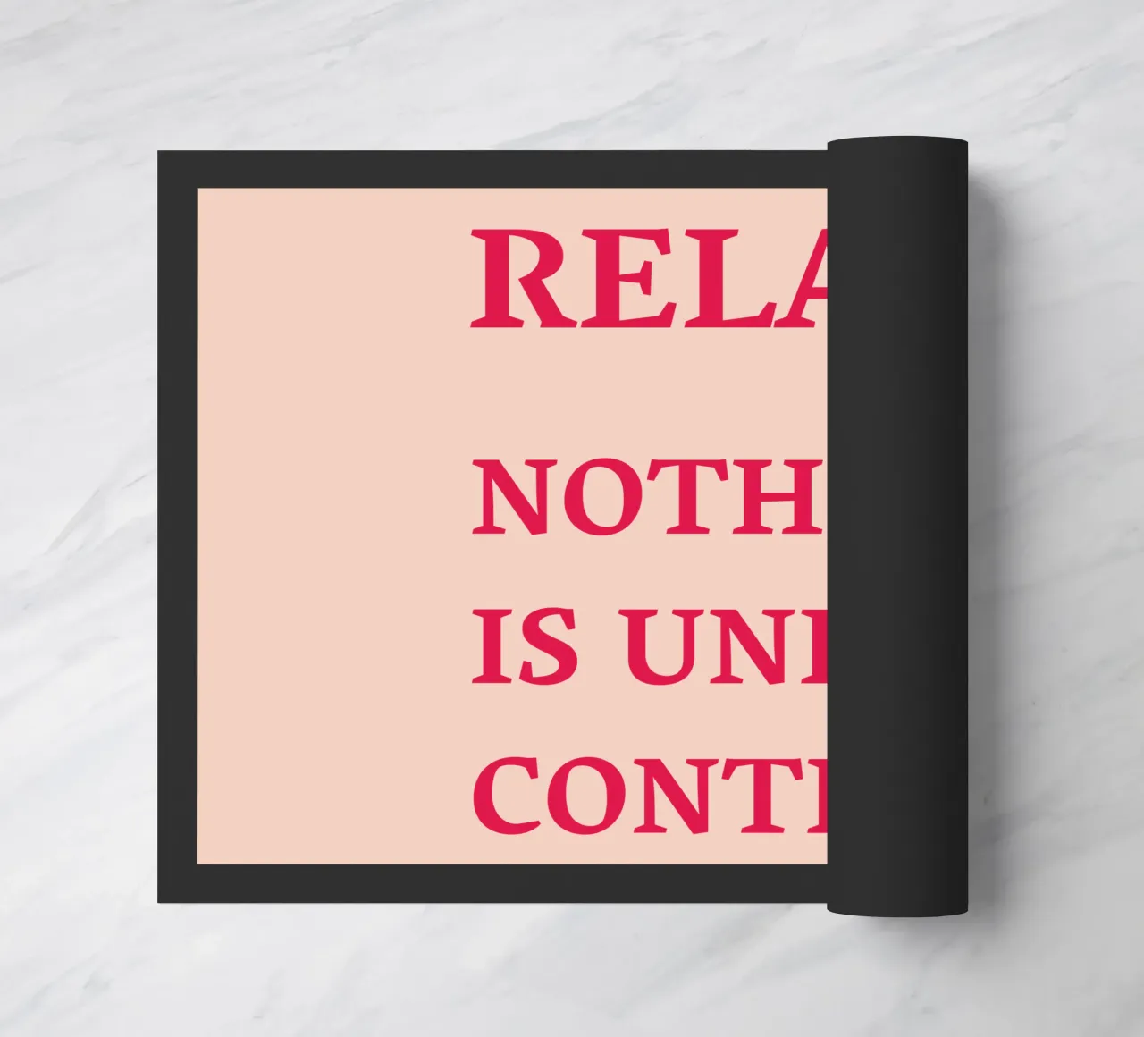 Relax! Nothing is under control zerbino da Illustration Raissa Oltmanns