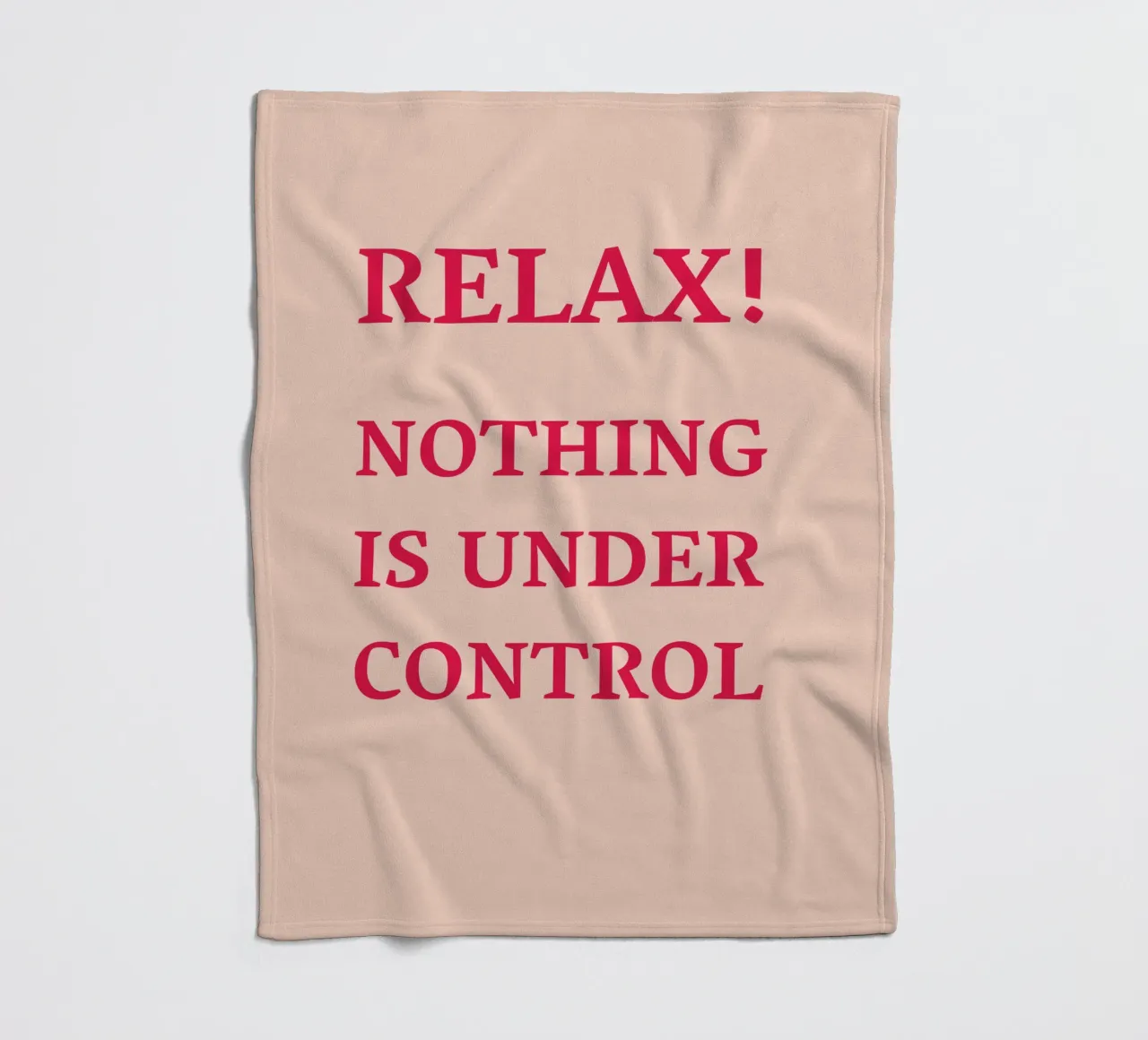 Relax! Nothing is under control coperta in pile da Illustration Raissa Oltmanns