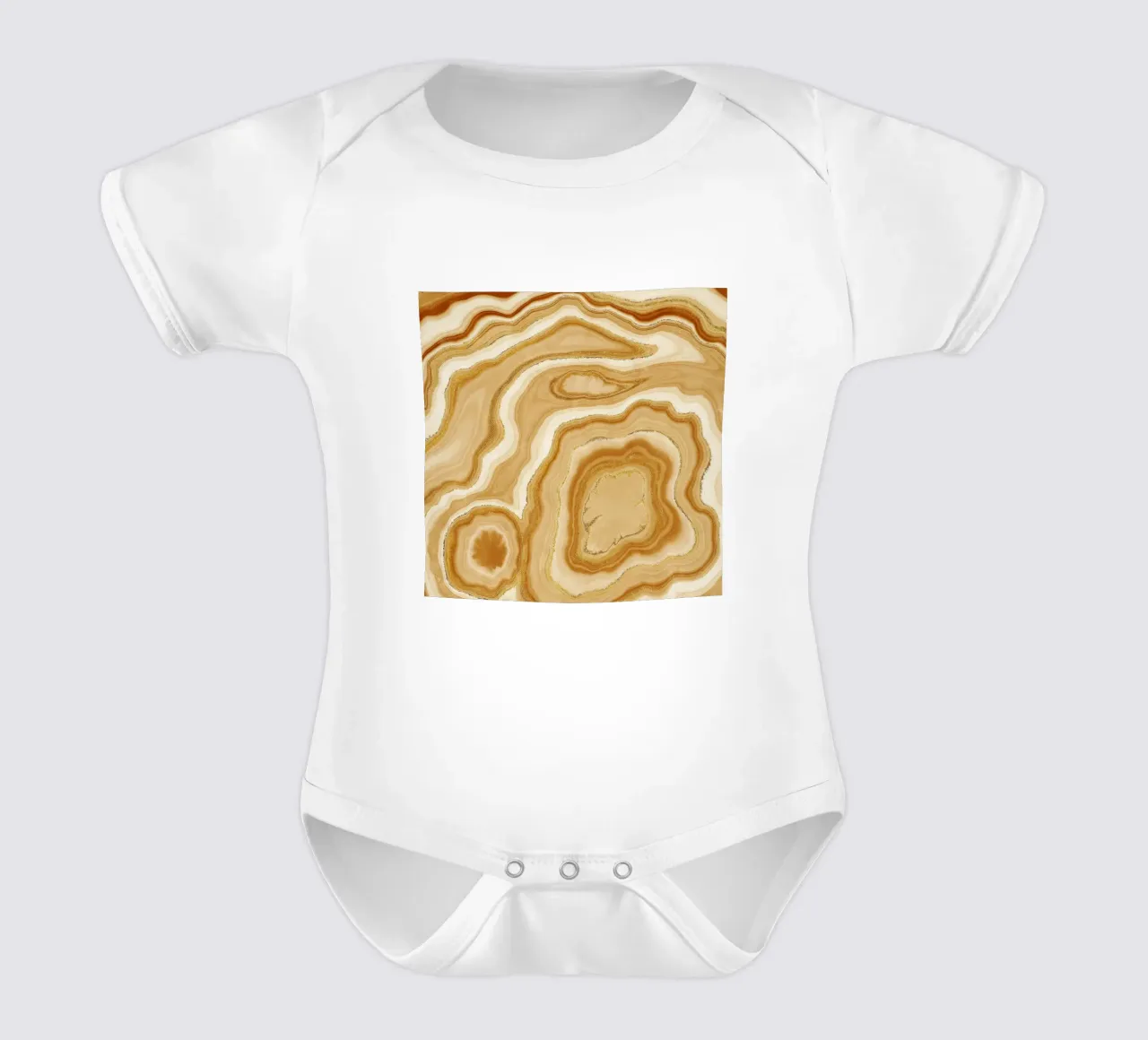 Agata d'oro Texture 05 body neonato maniche corte da Gemstone Textures
