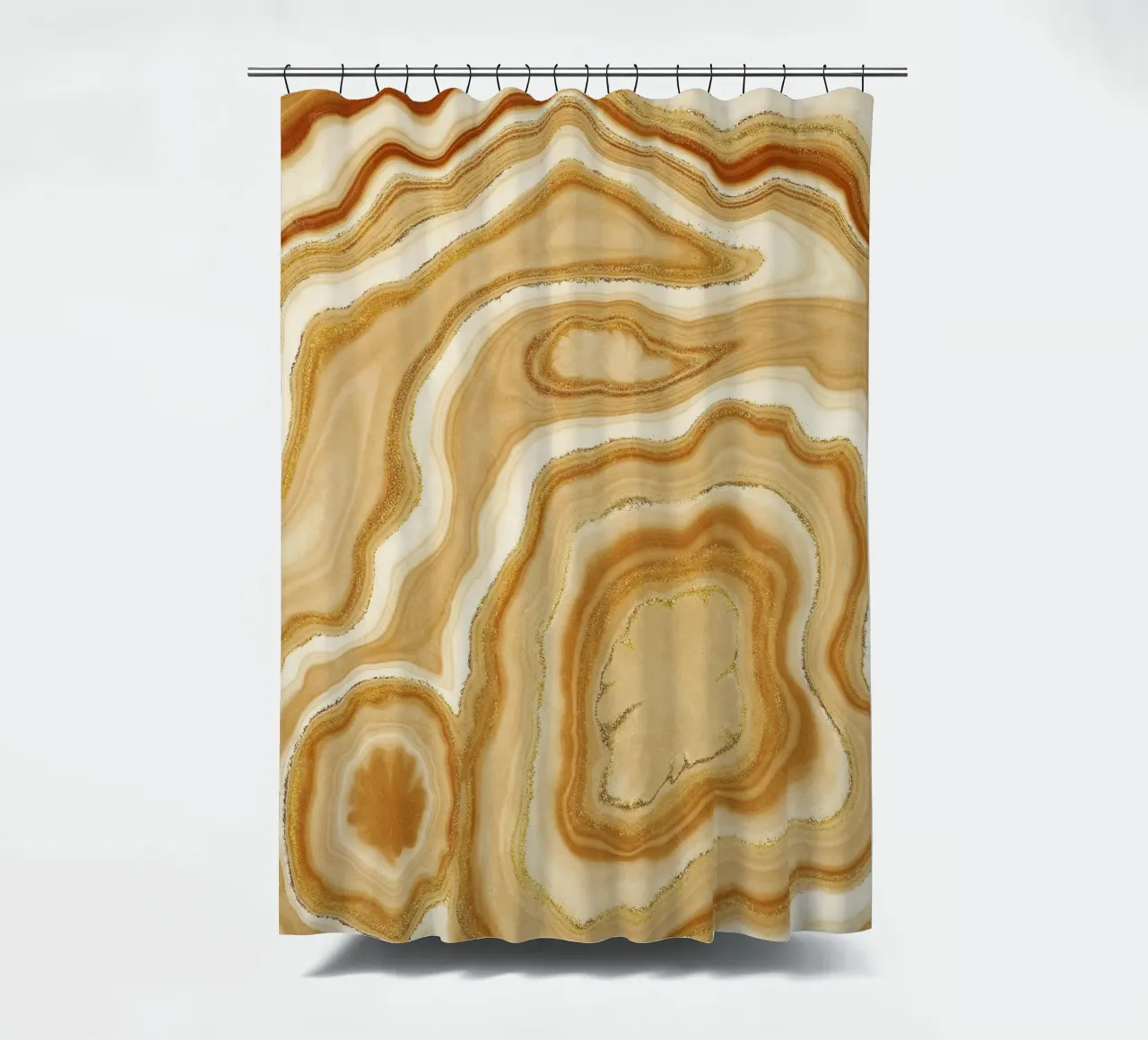 Agata d'oro Texture 05 tenda da doccia da Gemstone Textures