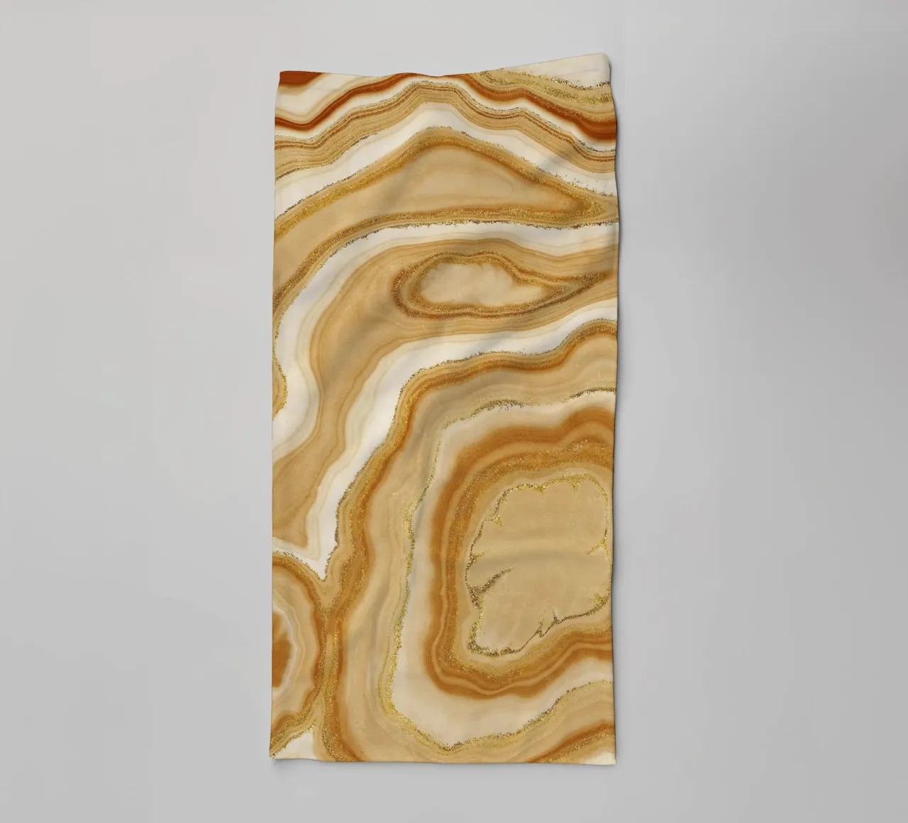 Agata d'oro Texture 05 asciugamano da bagno da Gemstone Textures