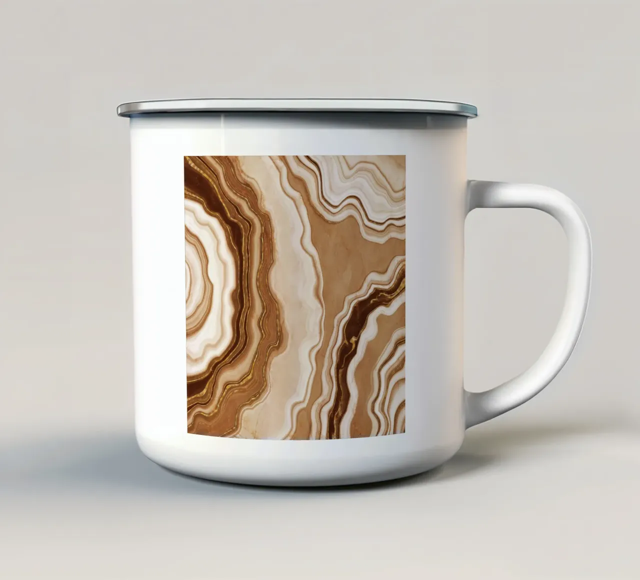 Agata d'oro Texture 06 tazza in smalto da Gemstone Textures