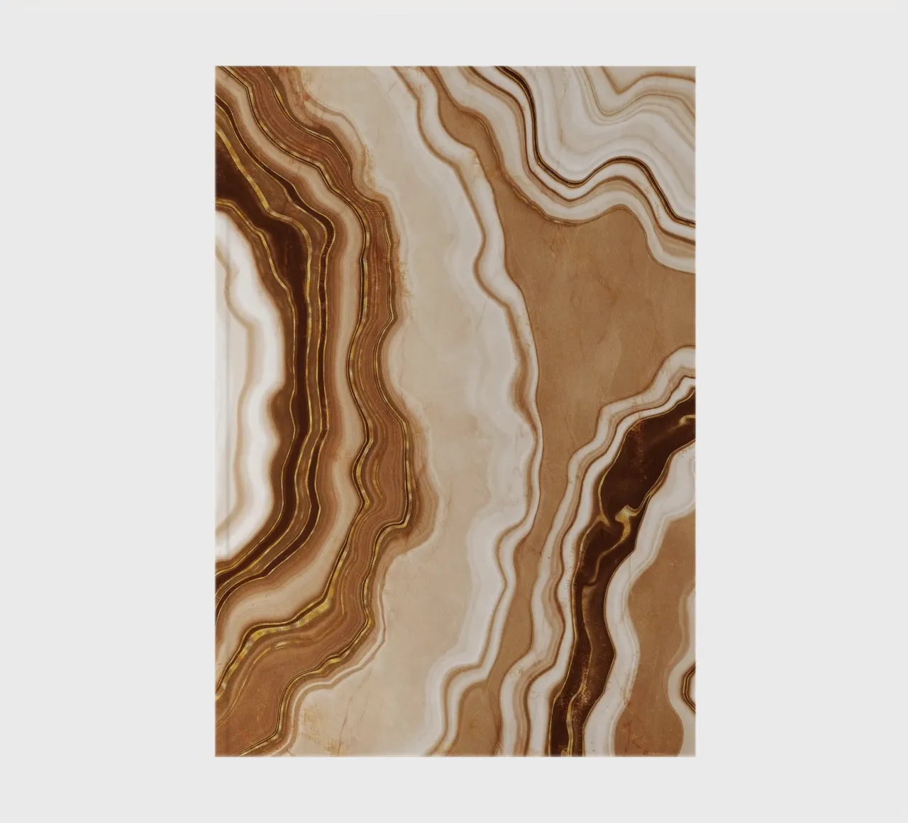 Texture d'agate dorée 06 carnet de notes de Gemstone Textures