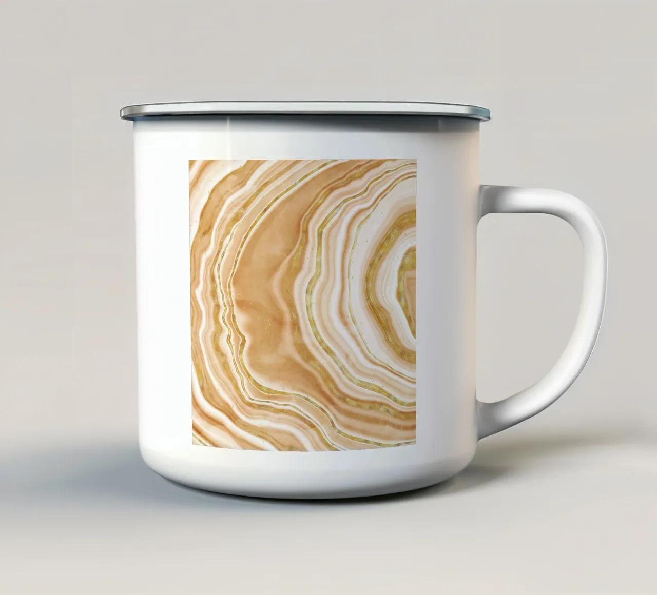 Agata d'oro Texture 07 tazza in smalto da Gemstone Textures