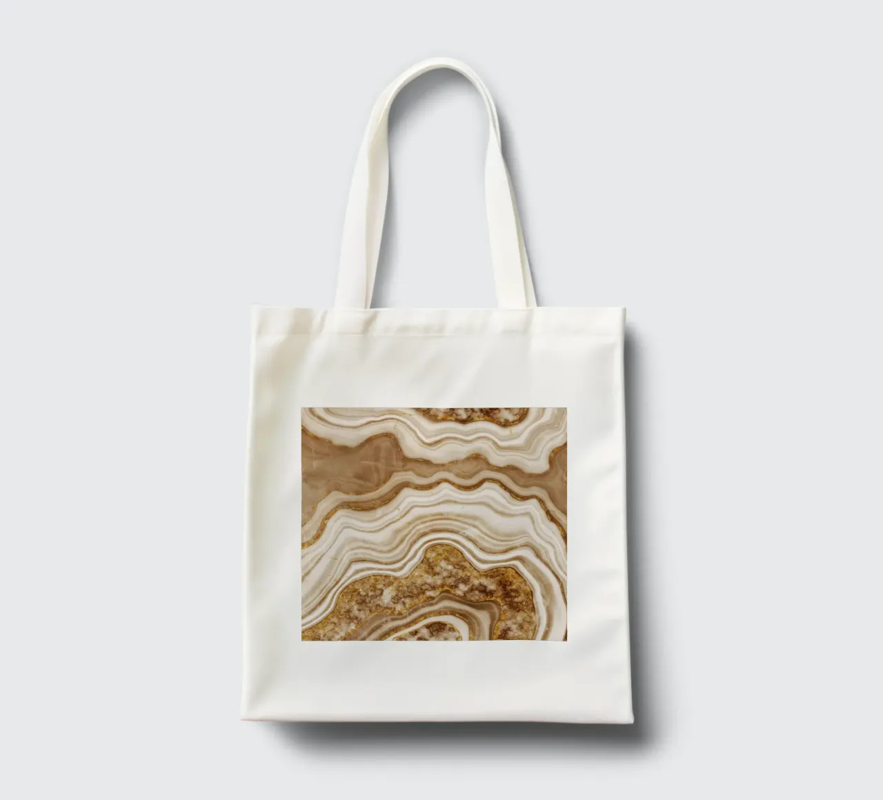 Agata d'oro Texture 08 borsa in juta da Gemstone Textures