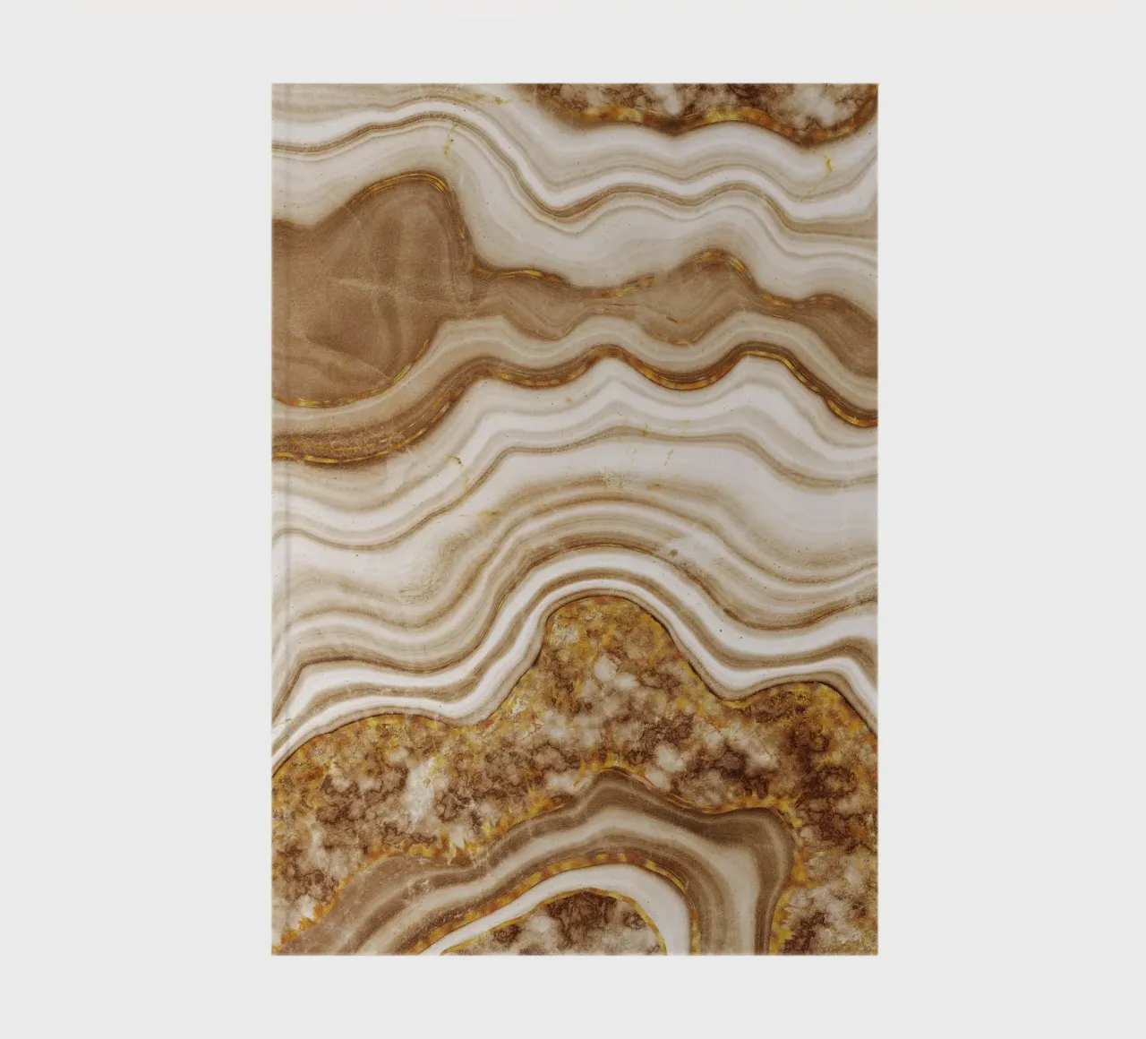 Golden Agate Texture 08 notebook by Gemstone Textures