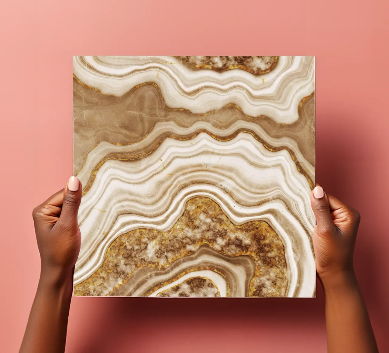 Golden Agate Texture 08 sticker sheet by Gemstone Textures