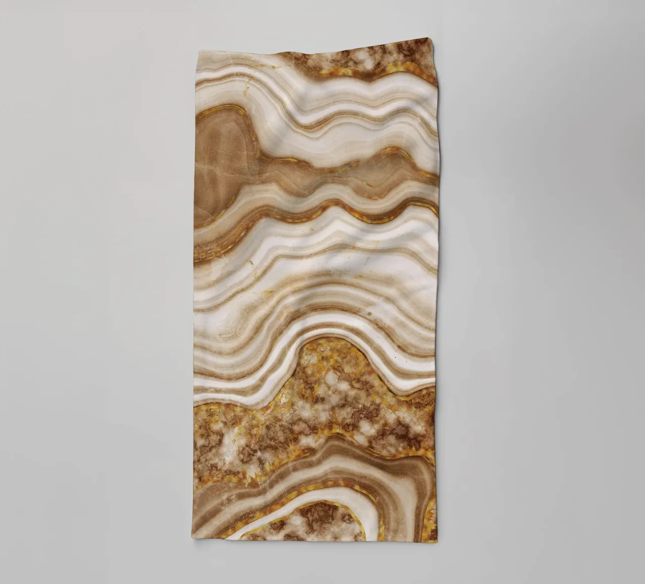 Agata d'oro Texture 08 asciugamano da bagno da Gemstone Textures