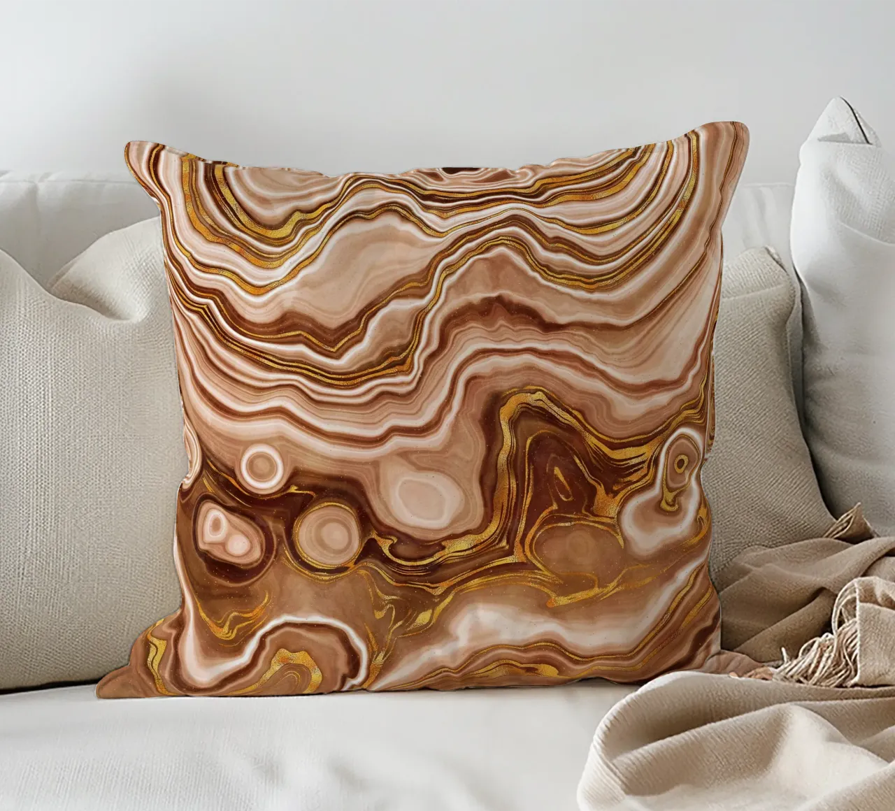 Agata d'oro Texture 09 cuscino da Gemstone Textures