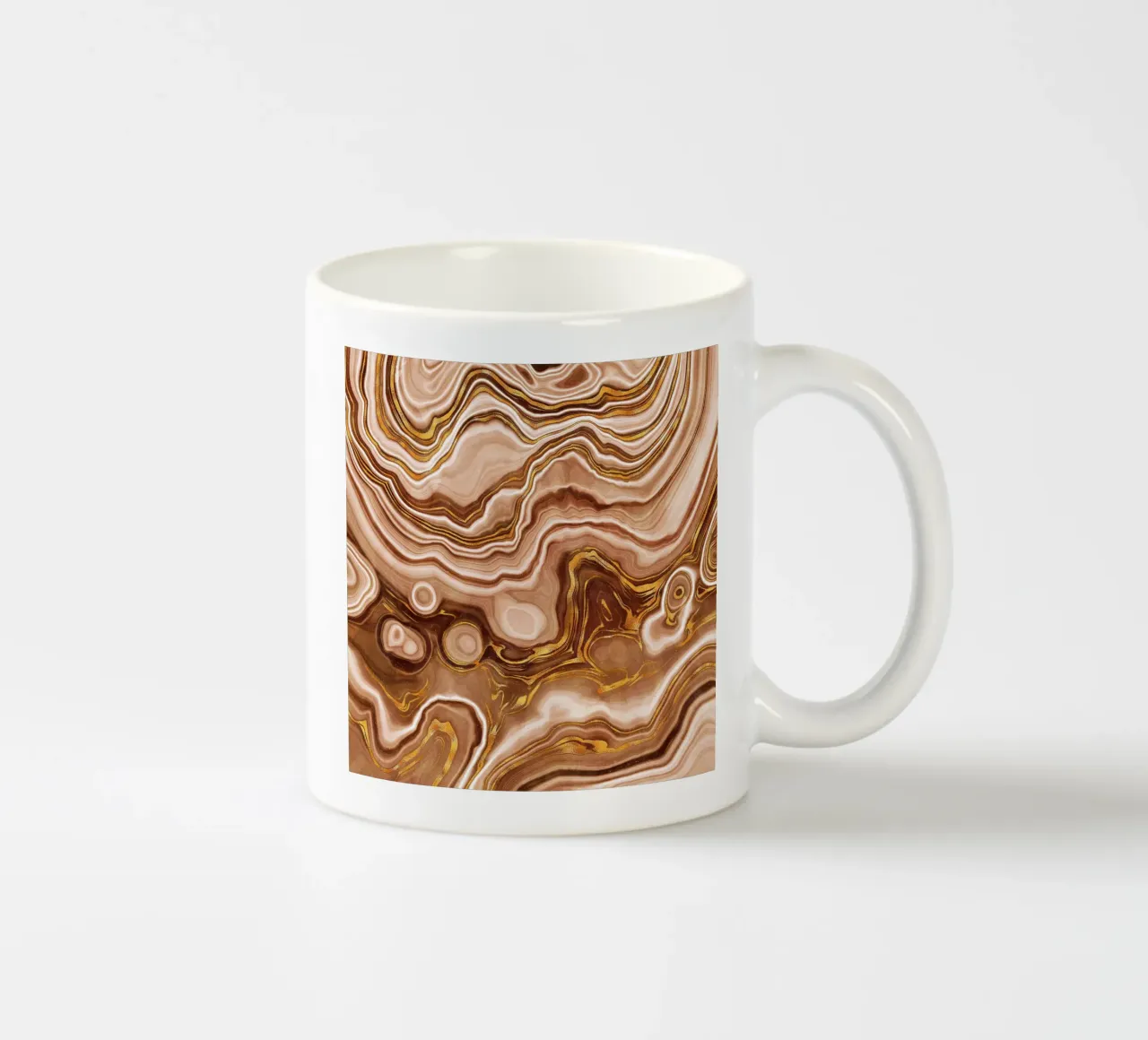 Agata d'oro Texture 09 tazza in ceramica da Gemstone Textures