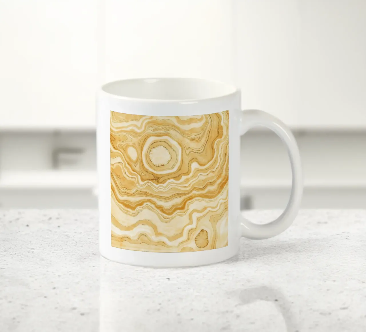 Agata d'oro Texture 10 tazza in ceramica da Gemstone Textures