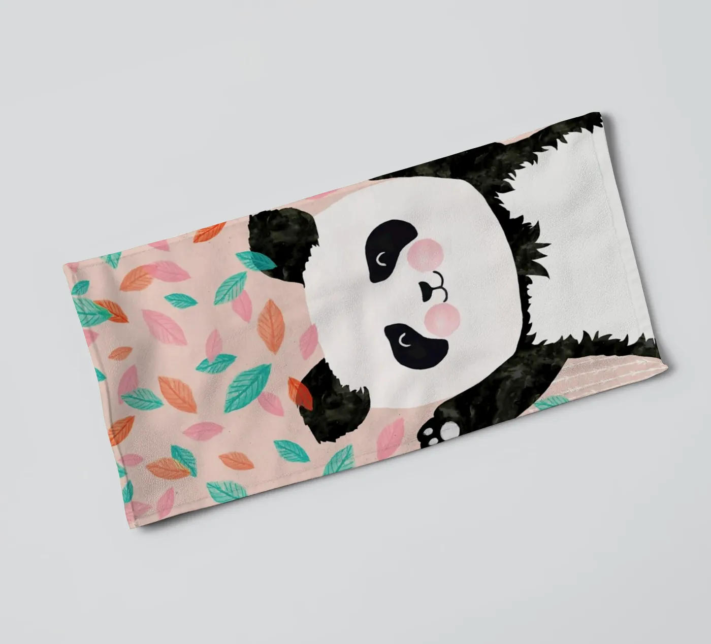 Panda towel by treechild