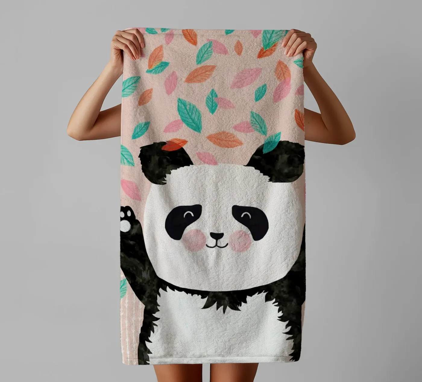 Panda badhanddoek van treechild