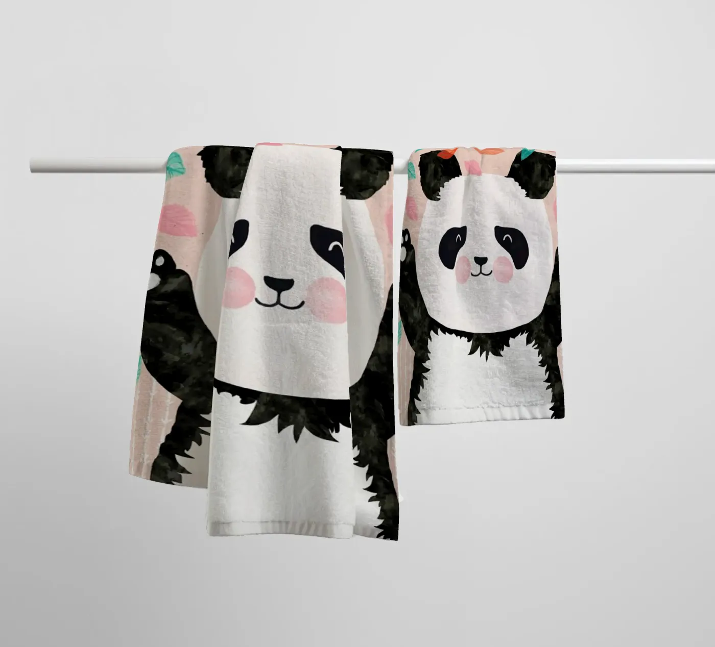 Panda badhanddoek van treechild