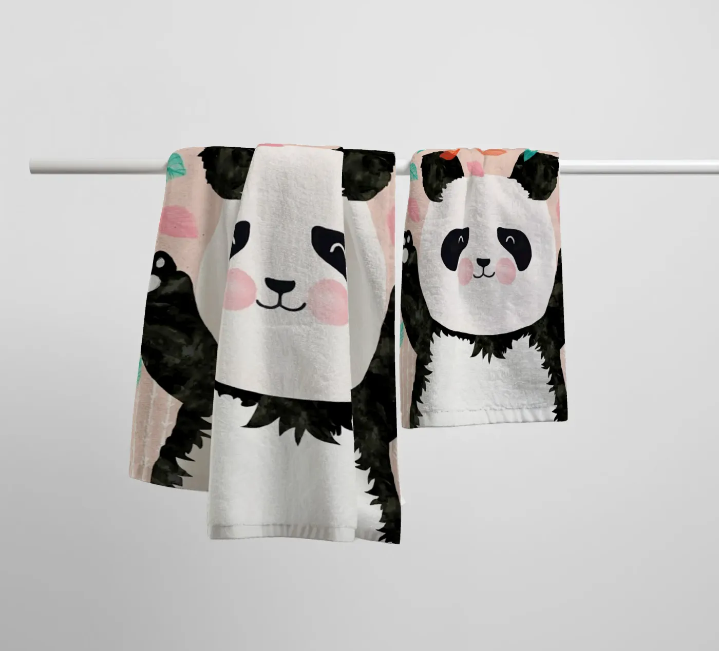 Panda towel by treechild
