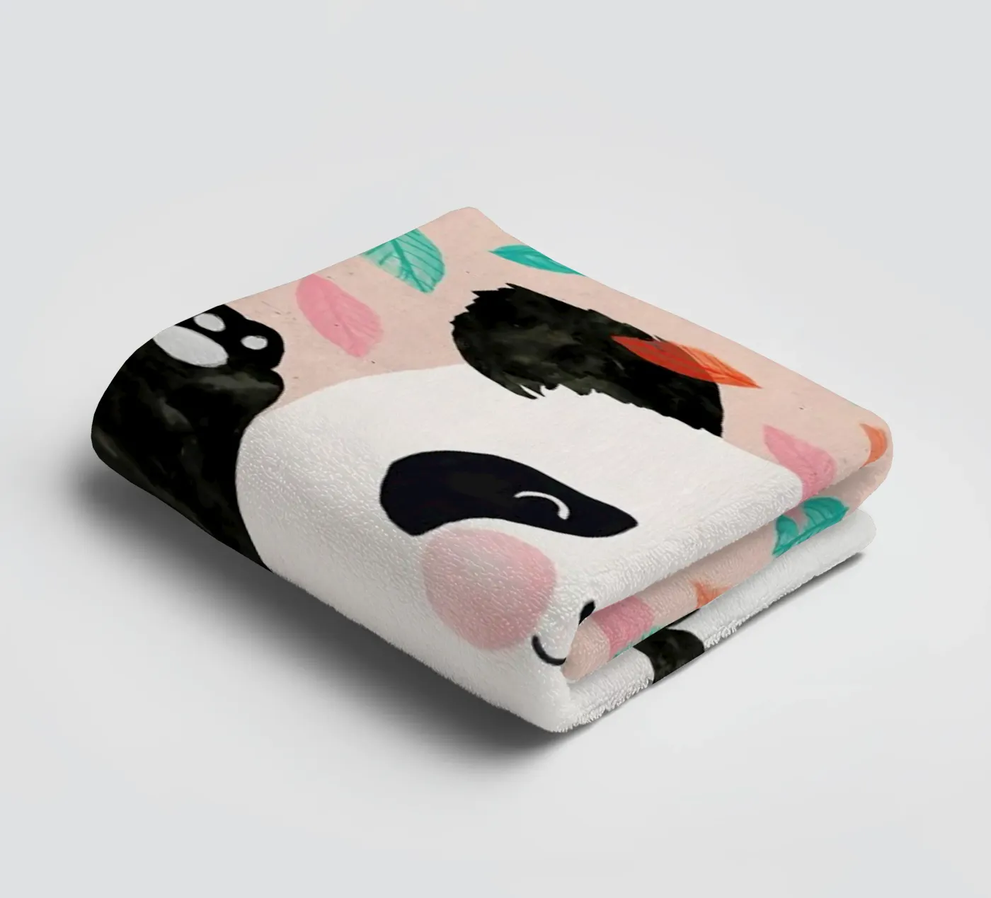 Panda towel by treechild