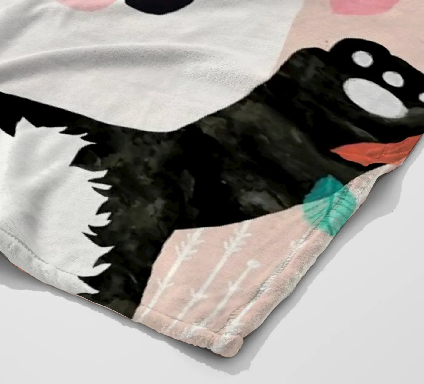 Panda Fleecedecke von treechild