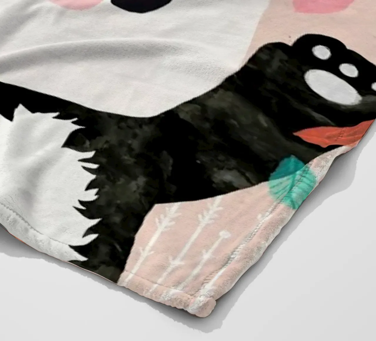 Panda plaid polaire de treechild