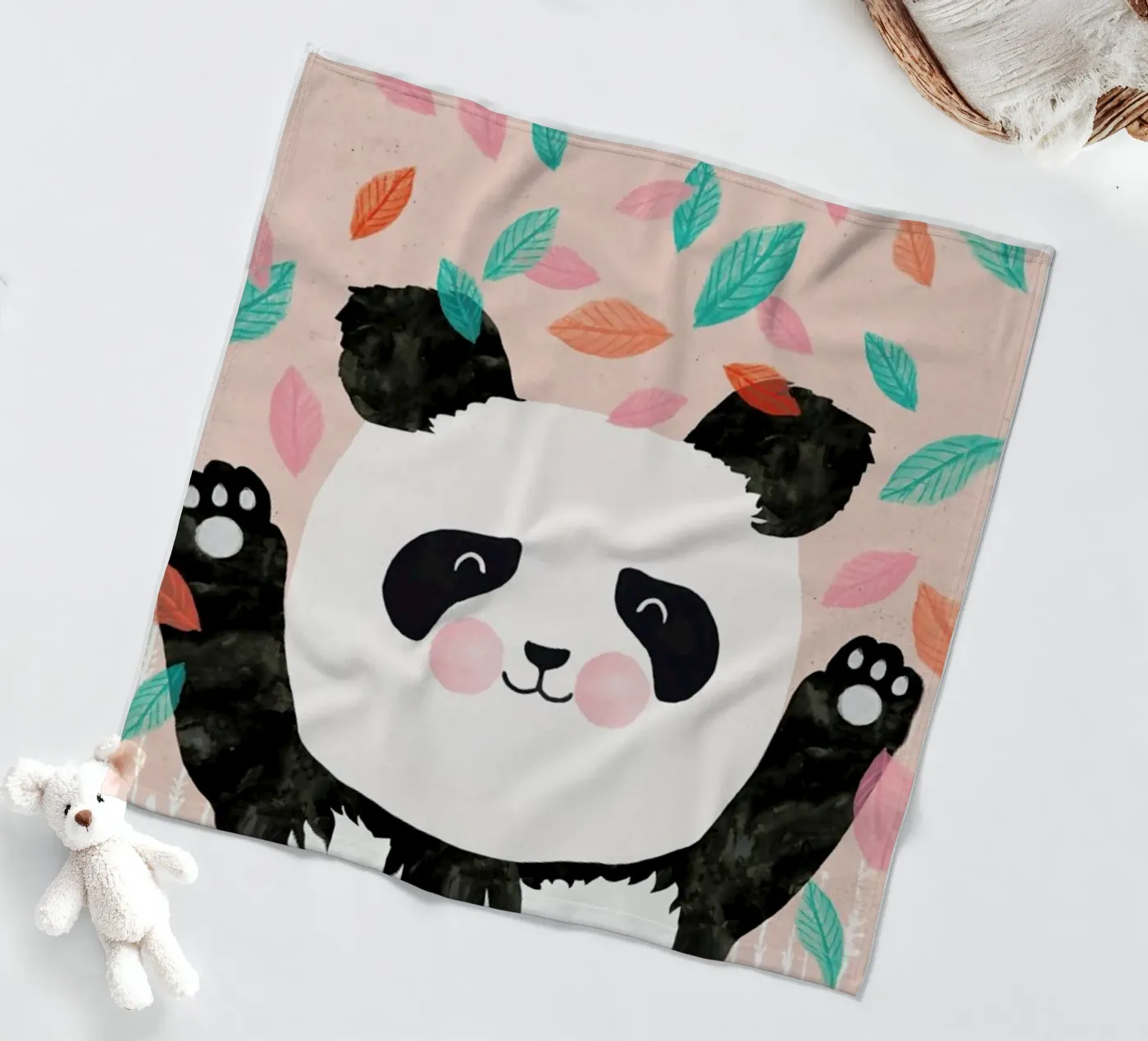 Panda Fleecedecke von treechild