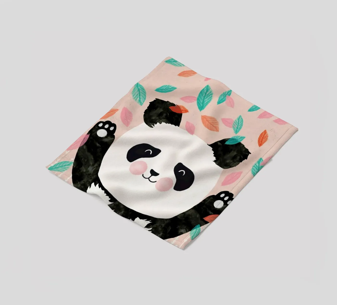 Panda Fleecedecke von treechild