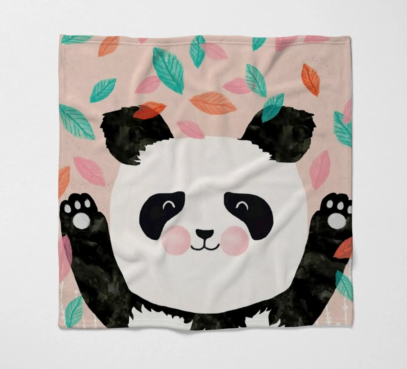 Panda Fleecedecke von treechild