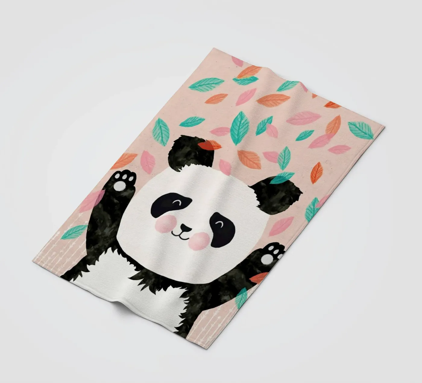 Panda Fleecedecke von treechild