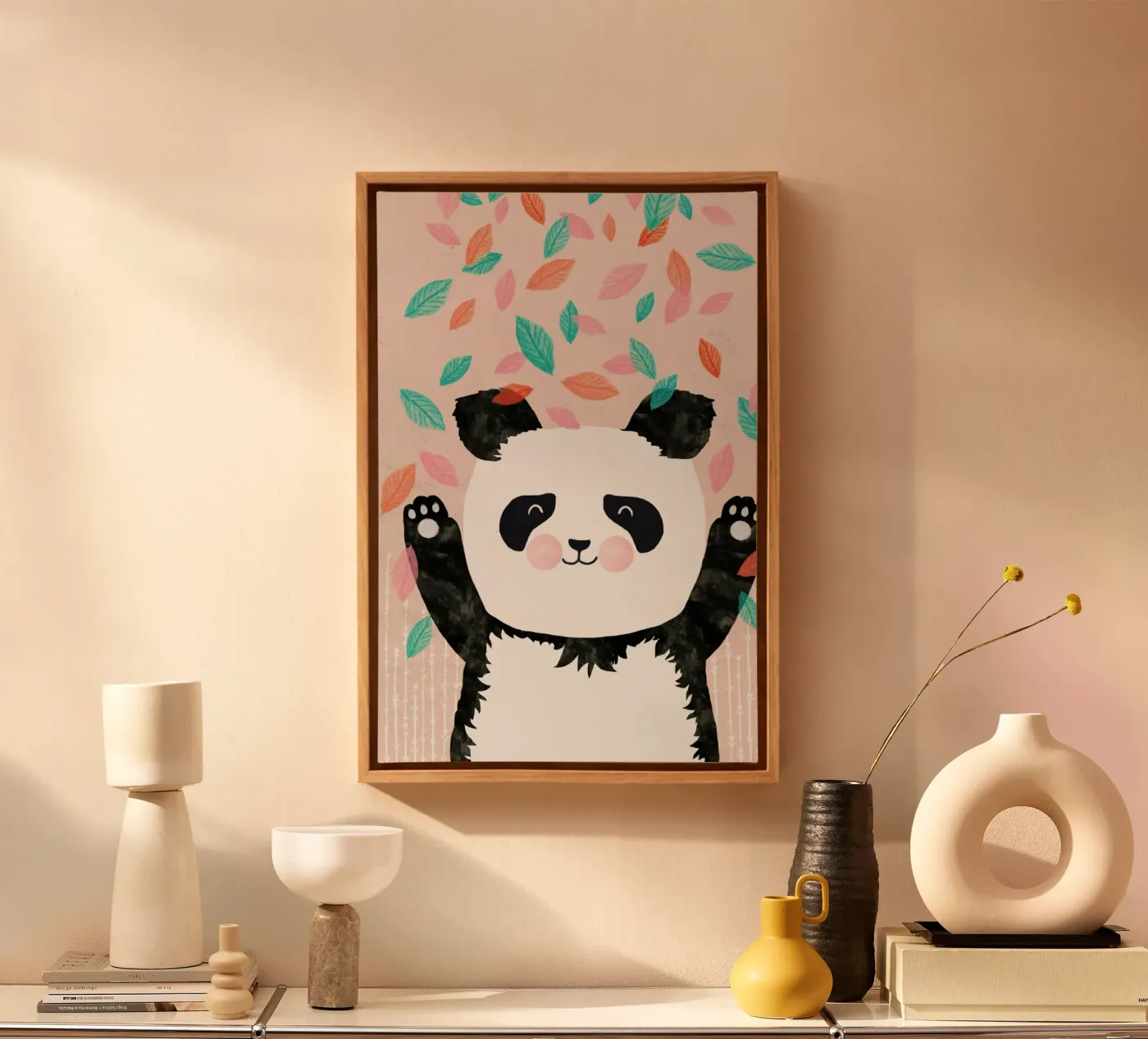 Panda canvas van treechild