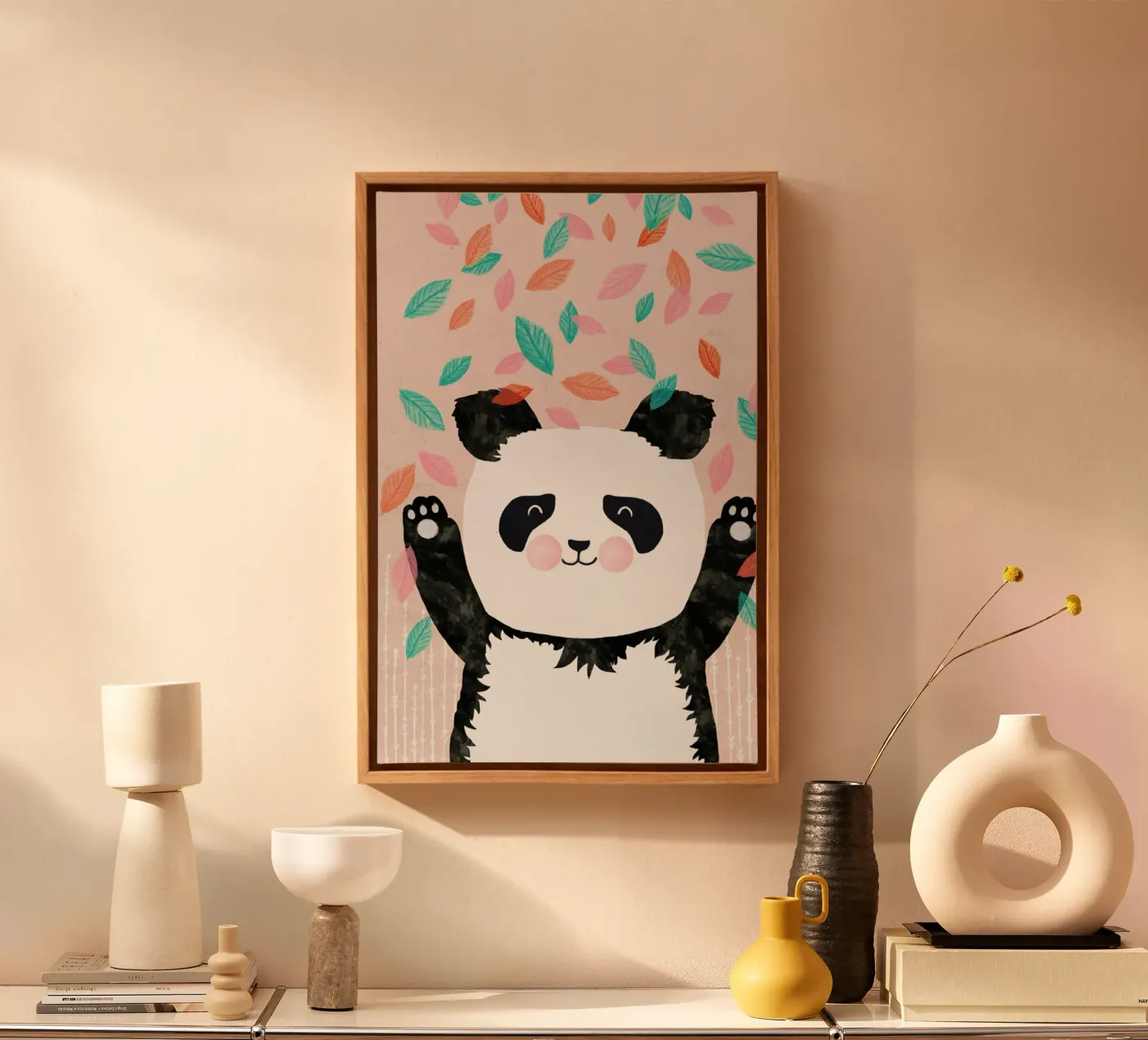 Panda canvas by treechild