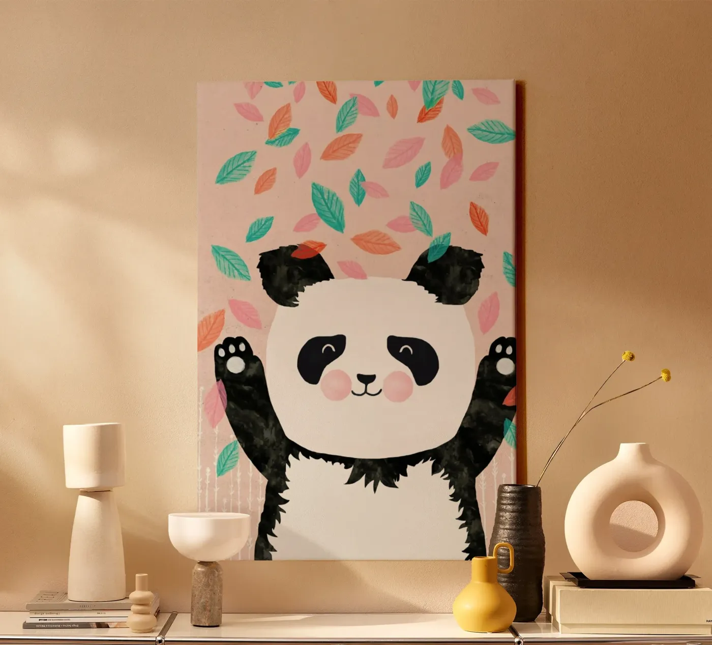 Panda canvas van treechild