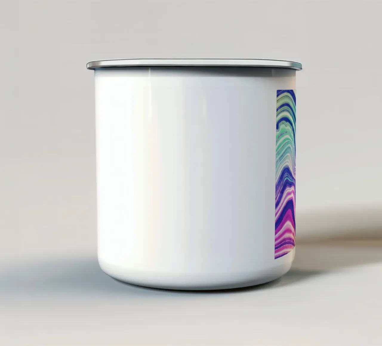 Texture agata neon 01 tazza in smalto da Gemstone Textures
