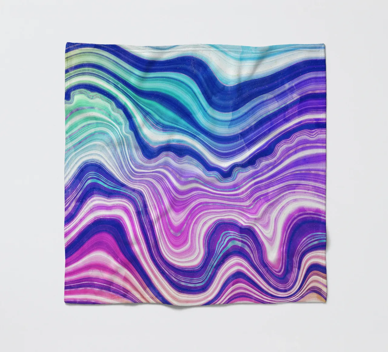 Texture Agate Néon 01 plaid polaire de Gemstone Textures