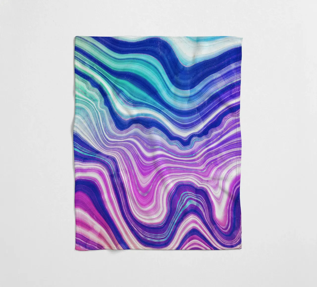 Texture Agate Néon 01 plaid polaire de Gemstone Textures
