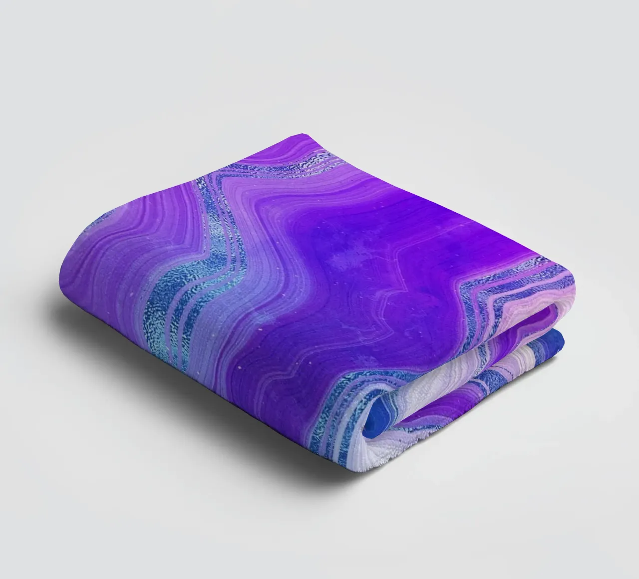 Neon Agate Texture 02 towel by Gemstone Textures