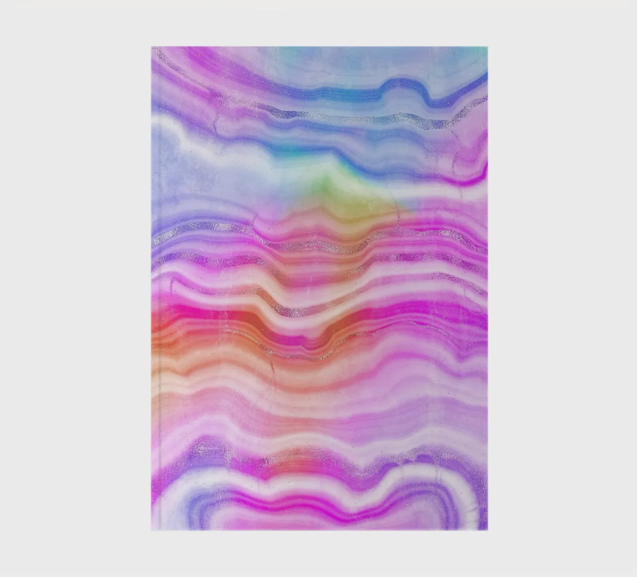 Neon Agate Texture 03 notebook by Gemstone Textures