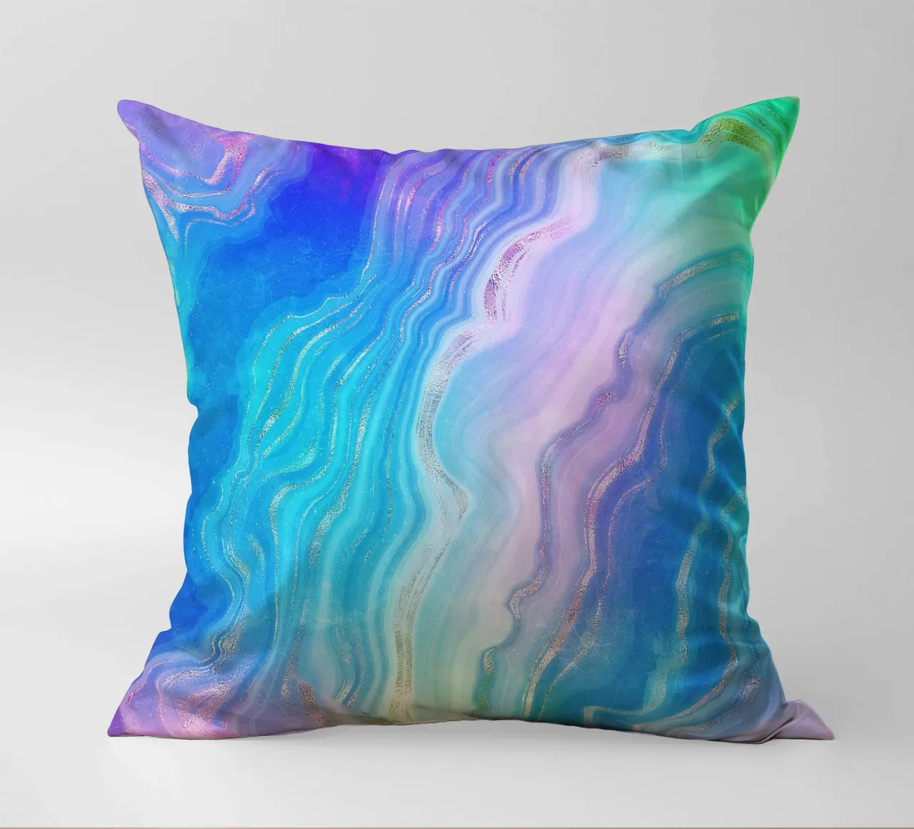 Texture agata neon 04 cuscino da Gemstone Textures