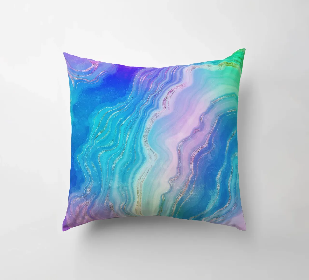 Texture agata neon 04 cuscino da Gemstone Textures