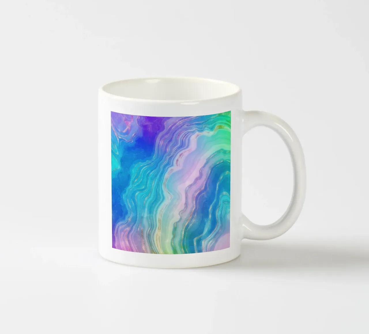 Texture agata neon 04 tazza in ceramica da Gemstone Textures