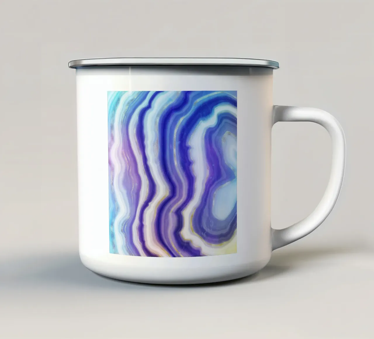 Agata neon Texture 05 tazza in smalto da Gemstone Textures