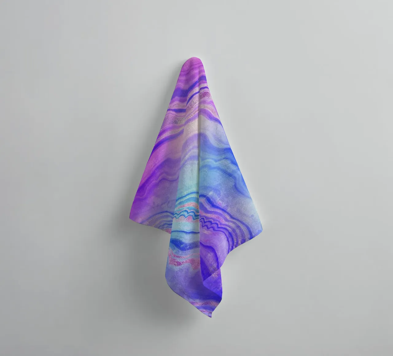 Neon Agate Texture 07 towel by Gemstone Textures
